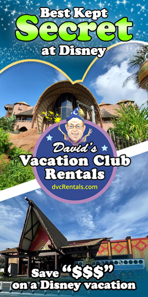David's Vacation Club Rentals Banner with text Best Kept Secret at Disney